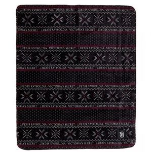 VS Script Logo Sherpa Blanket